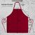 GREEN LIFESTYLE 12 Pack Professional Chef Apron – Grilling Aprons for Men, Waterproof Cooking Apron for BBQ, Work or Restaurant Use, Kitchen Aprons for Women – Burgundy, No Pockets