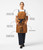 hedley & bennett Crossback Chef Apron, Pockets & Towel Loop, Denver Brown
