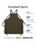 hedley & bennett Crossback Chef Apron, Pockets & Towel Loop, Olive Green