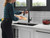 Delta Essa Touchless Kitchen Faucet with Touch Technology, Matte Black Kitchen Sink Faucet with Pull Down Sprayer, Single Hole, Matte Black 9113TL-BL-DST