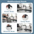 GIMILI Black Touchless Kitchen Sink Faucet with Pull Down Sprayer 15 Inch