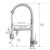AIMADI Commercial Pull Down Kitchen Faucet Sprayer with LED Light