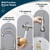 AIMADI Wall Mount Kitchen Faucet,Commercial Sink Faucet with Sprayer