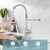 KHQF Kitchen Faucet with Pull Down Sprayer, Brushed Nickel