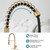 KHQF Kitchen Faucet with Pull Down Sprayer, Brushed Gold