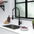 GIMILI Oil Rubbed Bronze Kitchen Faucet with Pull Down Sprayer