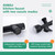 GIMILI Matte Black Kitchen Faucet with LED Light and Pull Down Sprayer