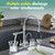 Fapully 3 in 1 Kitchen Faucet with and Pull Down Sprayer, Chrome