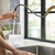 Moen Orivesi Bronzed Gold One-Handle High Arc Pulldown Kitchen Faucet with Power Boost, 87891BZG