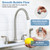 SHACO Kitchen Faucet with Side Sprayer, 2 Handle Kitchen Sink Faucet