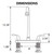 SHACO Kitchen Faucets, 13 Inch High Arc 2 Handle 8 Inch Centerset Kitchen Sink Faucet with Supply Line, 360° Rotating Spout 2 or 3 Hole Mount, Brushed Nickel, SC-KF200