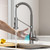 KRAUS Stainless Steel 18 in Touchless Pull Down Kitchen Faucet KSF-1610SFS