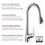 SUMERAIN Touchless Kitchen Faucet with Pull-Down Sprayer, Chrome