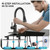 LUFG ORB Kitchen Faucet with Pull Down Sprayer and Deck Plate