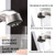 Kitchen Faucet with Sprayer, Brushed Nickel Kitchen Sink Faucet with Pull Out Sprayer, Single Handle 1 Hole Kitchen Faucets Solid Brass Commercial RV Kitchen Faucet 2 Modes & 150°Rotation & No Lead