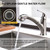 Kitchen Faucet with Sprayer, Brushed Nickel Kitchen Sink Faucet with Pull Out Sprayer, Single Handle 1 Hole Kitchen Faucets Solid Brass Commercial RV Kitchen Faucet 2 Modes & 150°Rotation & No Lead