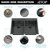 ATTOP 33 Inch Black Drop in Double Bowls Kitchen Sink