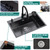 YINXSLO Black Kitchen Sink, Stainless Steel Single Bowl Sink Kit