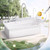 FIVIXIL Kitchen sink double waterfall sink with LED display with cup washer, soap dispenser, waterfall mixer, worktop controller, etc. workstation kitchen sink (White, 29.5 * 18.1 * 8.7 IN)