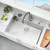 SOMRXO 33x22 Drop In Kitchen Sink with Faucet