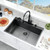 SOMRXO 33x22 Drop In Kitchen Sink with Faucet