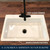 Sinkology Jackson 33 in White Fireclay Drop-In Kitchen Sink, 1-Hole