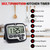 FJIESGKQ Digital Cooking Kitchen Timer with Large Backlight Display Countup Countdown and Clock Function