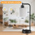 SIBRILLE Industrial Table Lamps with Linen Shade, Set of 2 Fully Dimmable Bedside Lamps with USB A+C Ports and Outlet, Black Nightstand Desk Lamps for Bedrooms Living Room Office, 2 LED Bulbs Included
