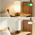 Booniture Bedside Lamps Set of 2, Bamboo Small Table Lamp for Nightstand