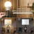 Modern Table Lamps Set of 2, Industrial 3-Way Dimmable Bedside Lamp with USB A+C Ports & AC Outlet, 25" Touch Control Nightstand Lamp LED Night Light for Living Room Bedroom Home(4 Bulbs Included)
