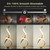 JIOODICH. 2 Pack Gold Cool Table Lamps, LED Spiral Desk Lights, Dimmable
