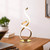 JIOODICH. 2 Pack Gold Cool Table Lamps, LED Spiral Desk Lights, Dimmable