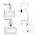 NSF Certified Lead-Free. Halo Sanitary Touchless Infrared Sensor Faucet. Concealed Spout, Chrome Finish. Hands-Free for Bathroom Sink, Elderly, Kids, Schools. Water-Saving, Easy Install.