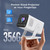Built-in Apps 1080P 4K Support Mini Projector with Android 14, Phone Remote