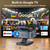 GTV Smart Projector 4K, 2500 ANSI Projector With WiFi and Bluetooth
