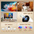 [2026 Upgraded] Mini Projector 4K Supported, Built-in App, Android TV OS X1