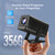 Built-in Apps 1080P 4K Support Mini Projector with Android 14, Phone Remote