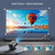 HP Projector with Netflix, USB-C Power Bank Compatible, 4K Supported MC475