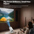 BESUS Mini projector, with wired screen sync 4K 1080P portable projector 180° rotation. 17-130" screen video projector. Compatible with smartphones, laptops.