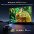 [2500 ANS ＆ 50W] Alvar Outdoor Projector 4K Support with WiFi and Bluetooth