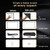 IOLIEO 120 Inch Projector Screen with Black Backing, Foldable 16:9