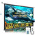110" Motorized Projector Screen - Indoor and Outdoor Movies Screen 110 inch Electric 16:9 Projector Screen W/Remote Control