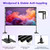 120" Portable Projector Screen Stand Front/Rear Indoor/Outdoor Quick Setup