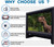 XHYCPY 20 Feet Inflatable Projector Screen with Air Blower Storage Bag, Easy Set Up for Backyard Movie Night, Theme Parties, Celebrations