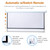 100 Inch Motorized Projector Screen with RF Remote, 16:9 HD, Silver Case