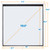 Smartxchoices 120" HD Manual Projector Screen 1:1 Format with Auto Lock Anti-Crease Home Theater Office Wall Mounted Ceiling Pull Down Projection 1.1 Gain Matte White,View Size: 84 x 84 inches