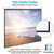 Smartxchoices 120" HD Manual Projector Screen 1:1 Format with Auto Lock Anti-Crease Home Theater Office Wall Mounted Ceiling Pull Down Projection 1.1 Gain Matte White,View Size: 84 x 84 inches