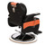 Winado All Purpose Heavy Duty Reclining Barber Chair, Black-Orange