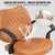 OmySalon Salon Chair for Hair Stylist, Camel Barber Chair for Barbershop/Home, Hydraulic Stylist Chair with Footrest, Hairdressing Beauty Spa Braiding Equipment