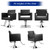 OUTMASTER Black Barber Salon Hairdresser Chair - Capacity 330 Lbs